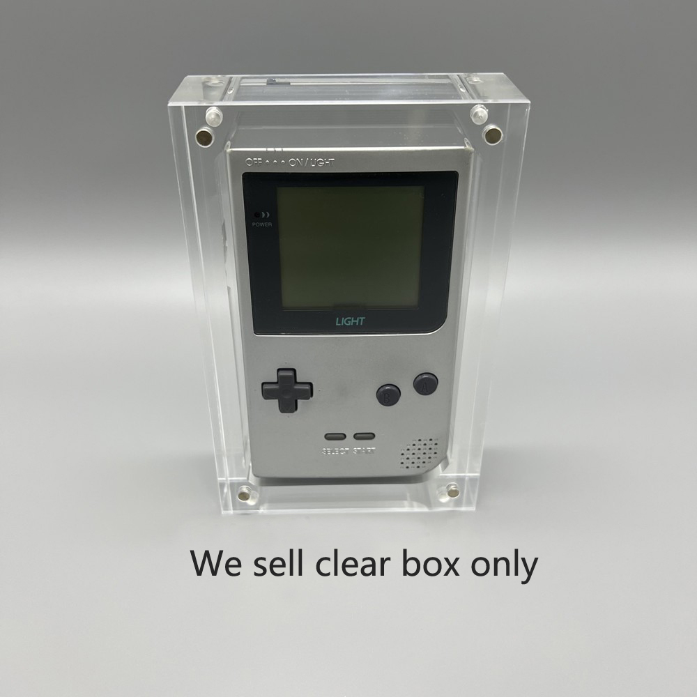 Gaming Console Stand - صندوق أكريليك مغناطيسي للتخزين الشفاف لضوء