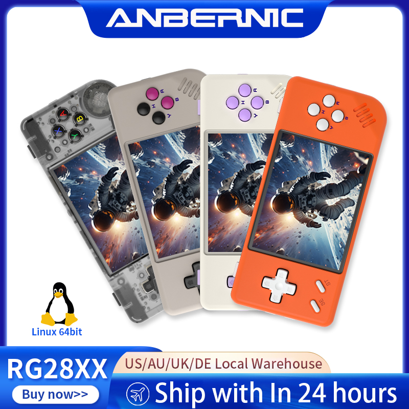 Gaming Console Retro Handheld - جهاز ألعاب محمول ANBERNIC RG28XX بنظام