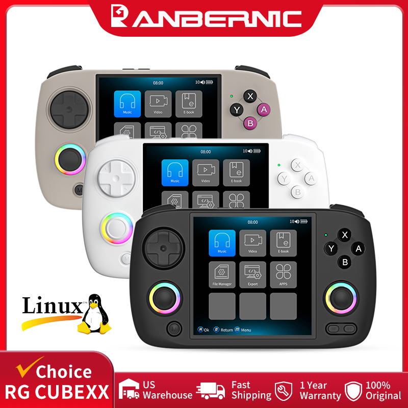 Gaming Console Android - Anbernic RG CubeXX وحدة تحكم ألعاب