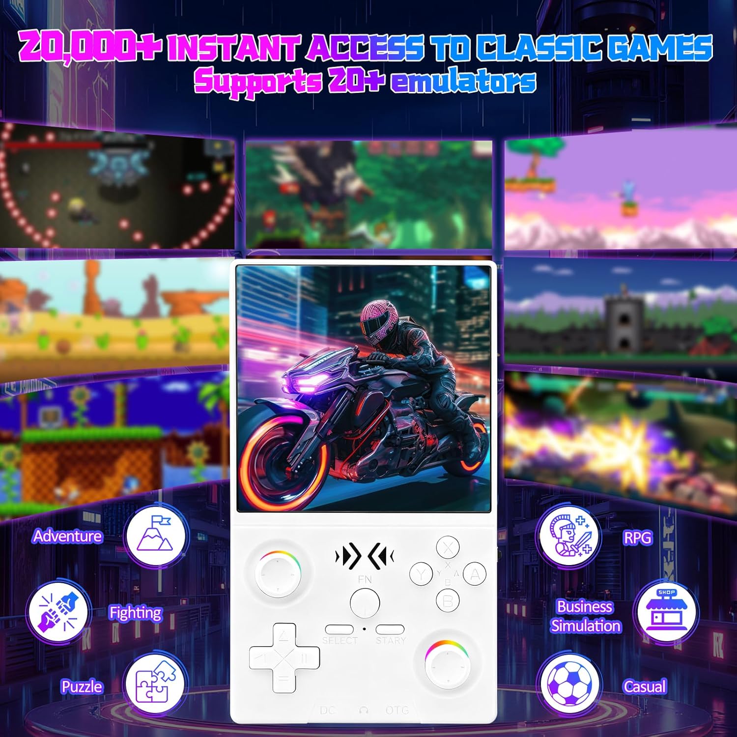وحدة تحكم ألعاب محمولة كلاسيكي - مراجعة Gaming Console Retro Handheld وسعره