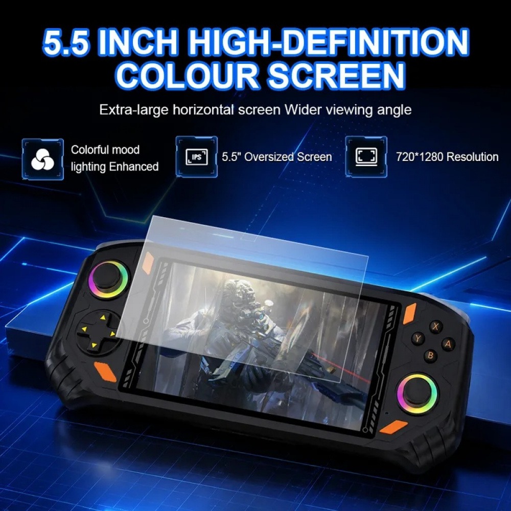 جهاز ألعاب محمول RG52 MINI بشا - مراجعة Q21 Gaming Console وسعره