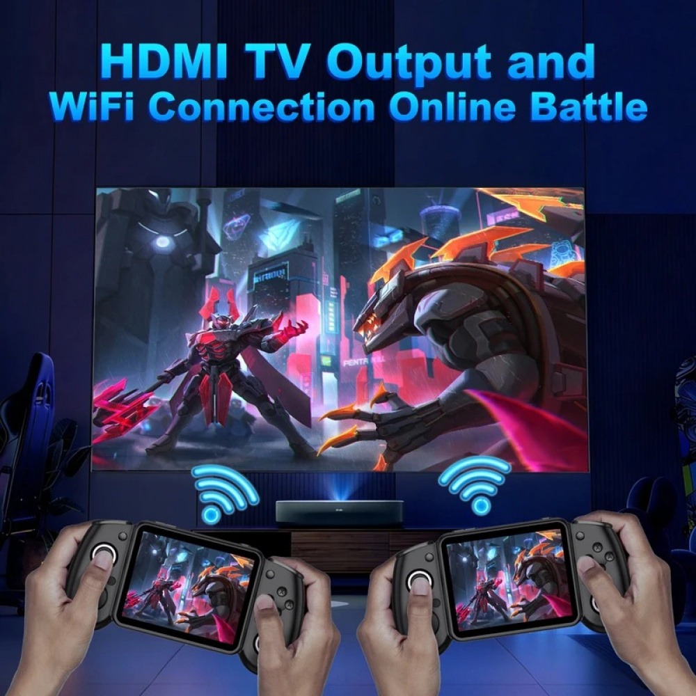 جهاز ألعاب محمول ريترو RG43H P - مراجعة Q21 Gaming Console وسعره