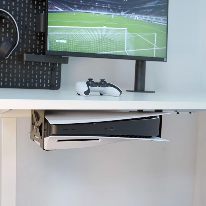 حامل تخزين معدني تحت المكتب لو - مراجعة Gaming Console Stand وسعره