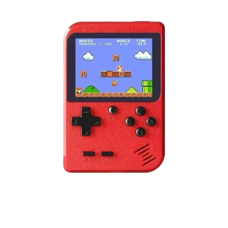 جهاز ألعاب محمول كلاسيكي أحمر  - مراجعة Gaming Console 5 Year Old وسعره
