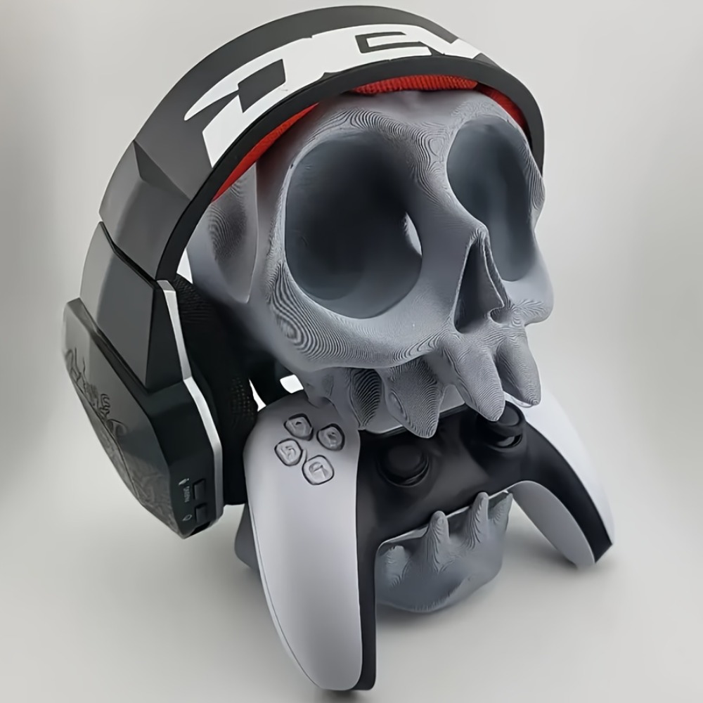 حامل تحكم على شكل جمجمة وحامل  - مراجعة Headset Gaming Console وسعره