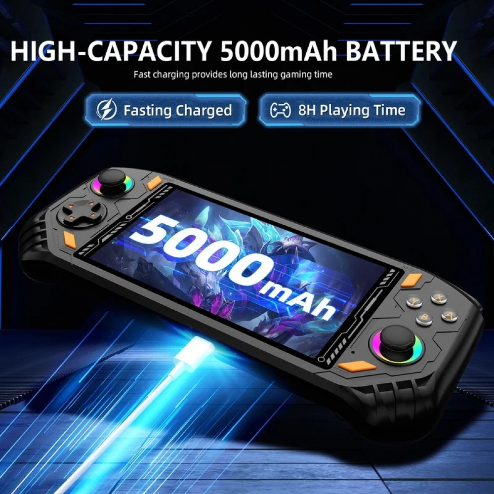 جهاز ألعاب محمول صغير RG52 بتص - مراجعة Q21 Gaming Console وسعره