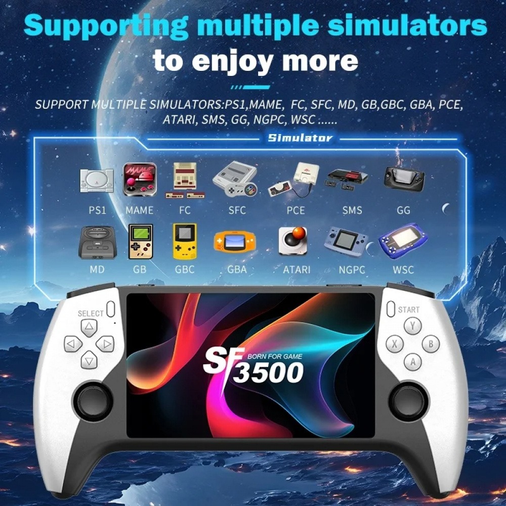 SF3500 وحدة ألعاب محمولة بشاشة - مراجعة Q21 Gaming Console وسعره