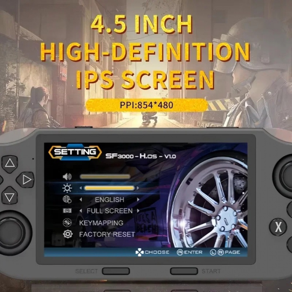 جهاز ألعاب محمول SF3000 ريترو  - مراجعة Q21 Gaming Console وسعره