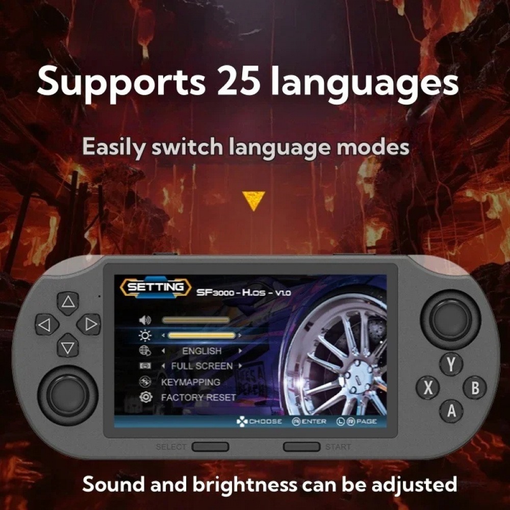 جهاز ألعاب محمول SF3000 ريترو  - مراجعة Q21 Gaming Console وسعره