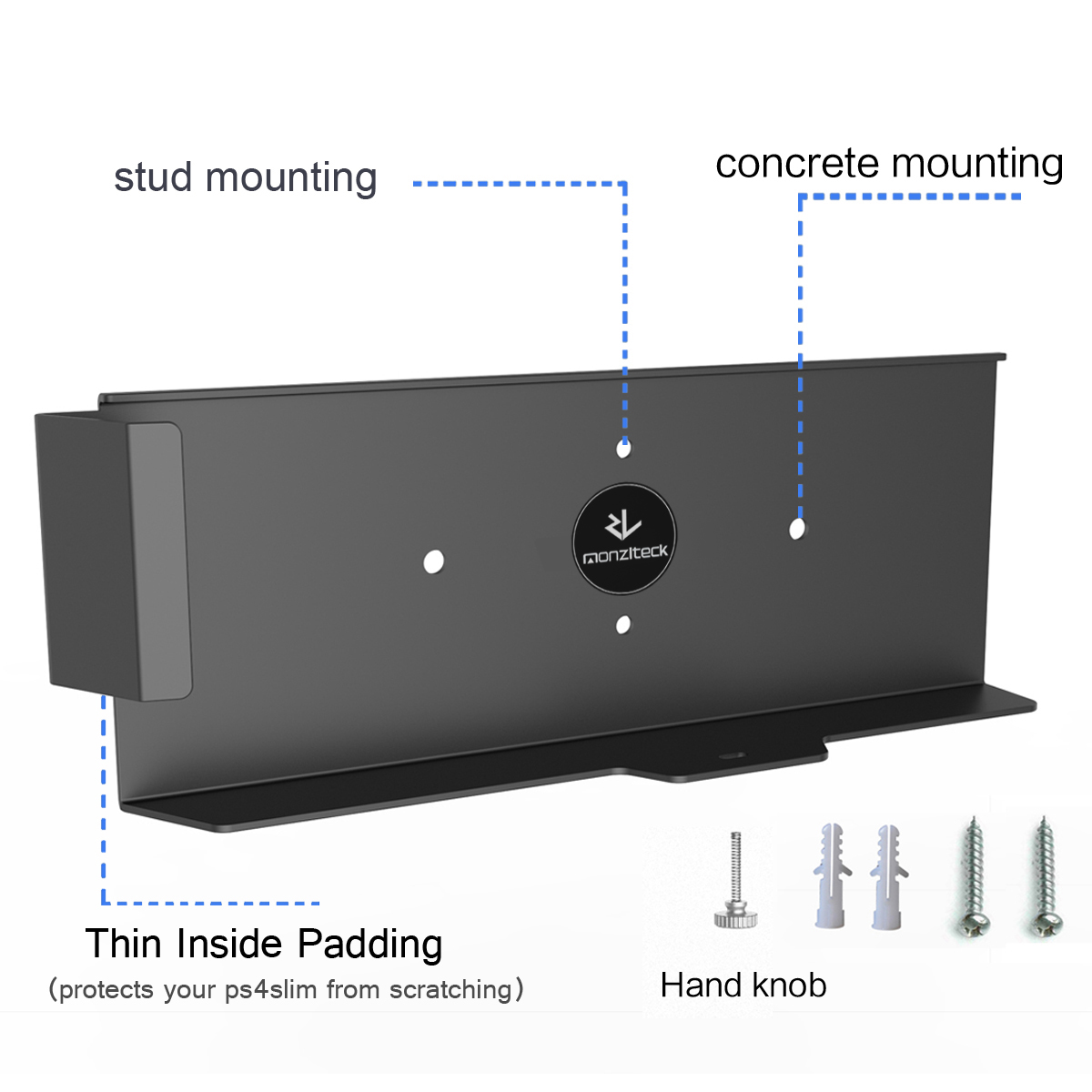 حامل حائط Monzlteck لجهاز PS4  - مراجعة Gaming Console Stand وسعره