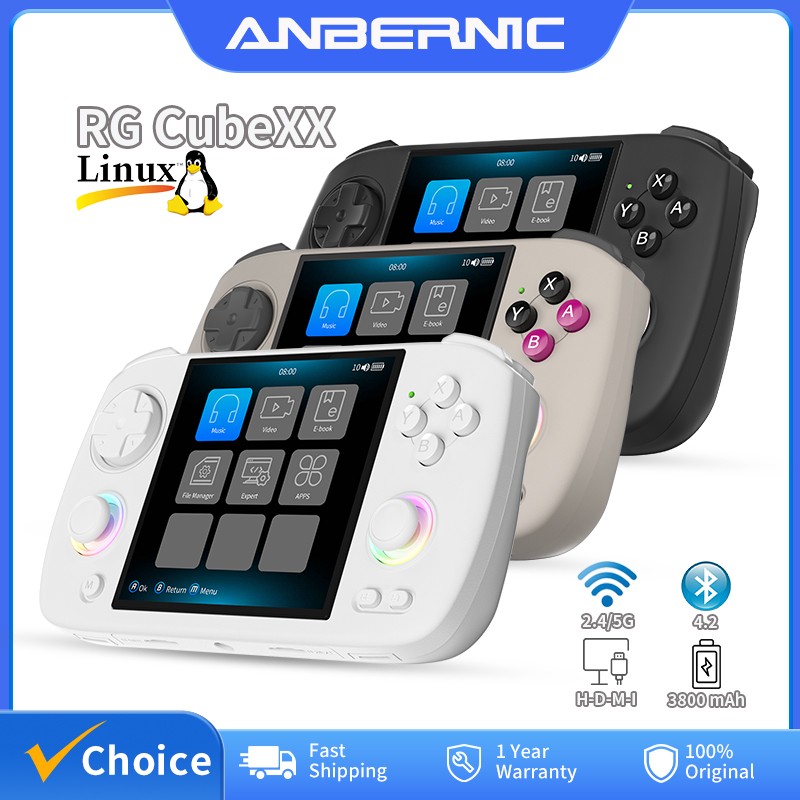 ANBERNIC RG Cubexx ريترو وحدة  - مراجعة Gaming Console Android وسعره