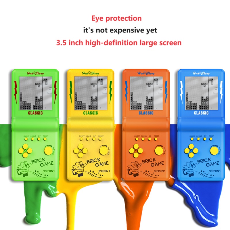 لعبة الكتل الروسية المحمولة وح - مراجعة Gaming Console 5 Year Old وسعره