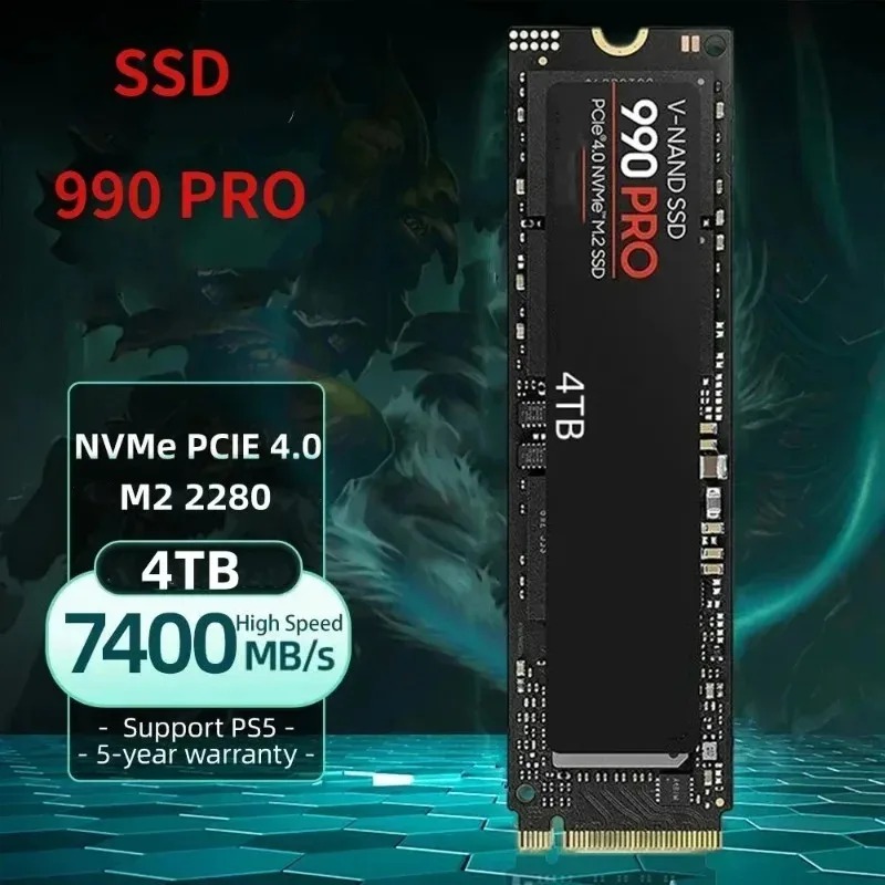 قرص SSD جديد 990 PRO بسعة 512  - مراجعة Gaming Console News وسعره