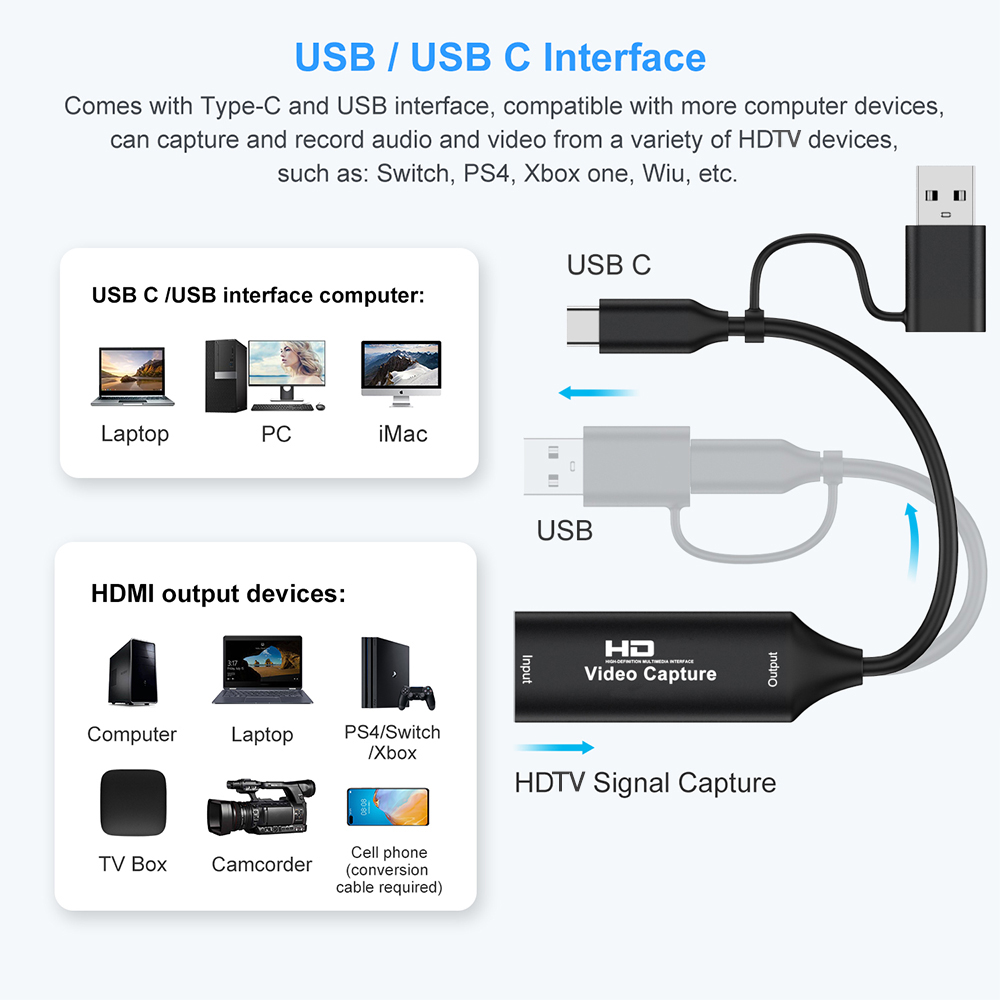 4K HDMI-متوافق USB بطاقة التقا - مراجعة Gaming Console For Pc وسعره